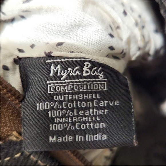 Myra Bag crossbody nubuck boho tribal print bag. Made in India festival purse - Picture 6 of 12